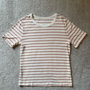 Ribbed Striped Top